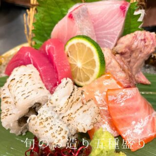 本日のおすすめ ︎北海道　ニシン造り ︎長崎　本マグロ頬肉炙り …