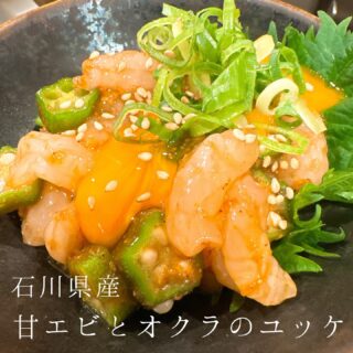 本日のおすすめ ︎熊本　黄金ハモ落とし ︎熊本　ヒメダイ焼き霜…