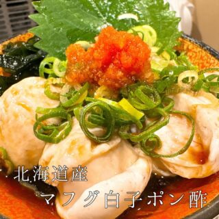 本日のおすすめ ︎大間　天然本マグロ造り ︎大阪　泉ダコ造り ︎…
